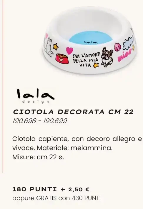 Ciotola decorata cm 22
