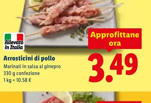 Arrosticini di pollo