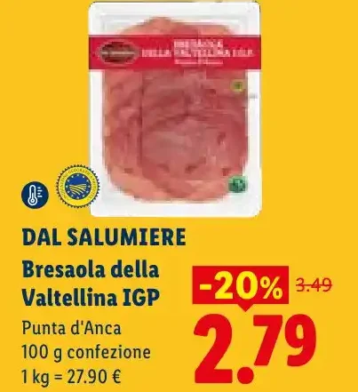 Bresaola della Valtellina IGP