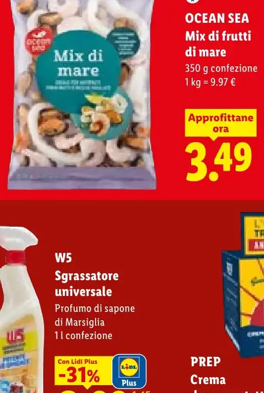 Mix di frutti di mare