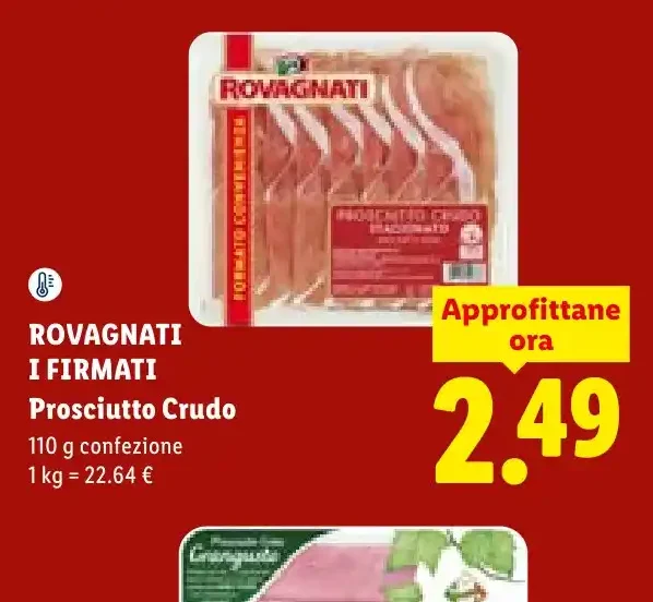 Prosciutto crudo