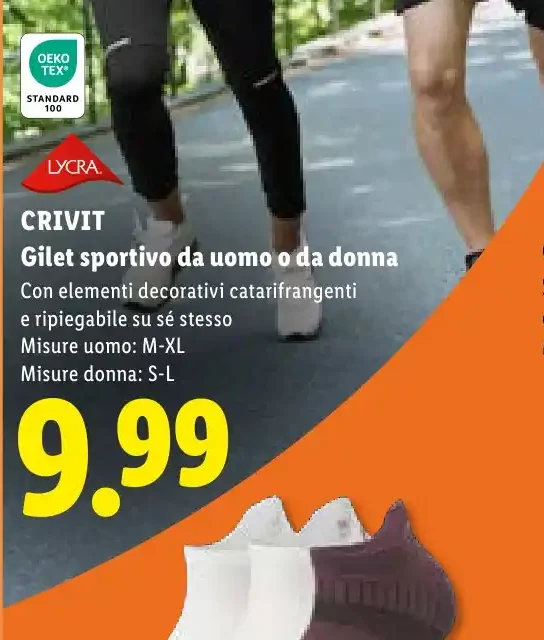 Gilet sportivo