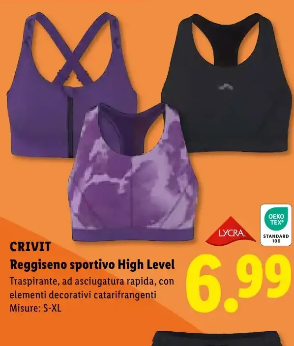 Reggiseno sportivo High Level