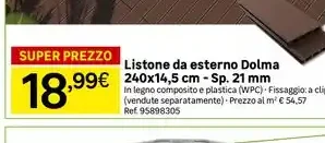 Listone da esterno Dolma