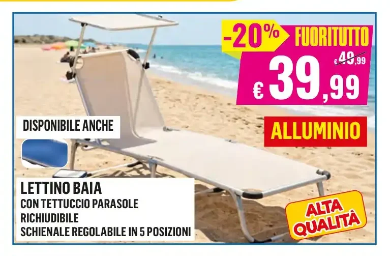 Lettino da spiaggia