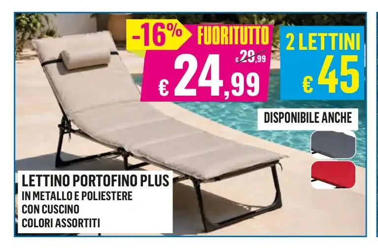 Lettino prendisole