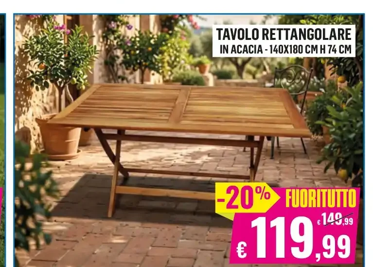 Tavolo rettangolare