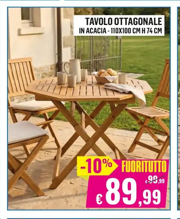 Tavolo ottagonale