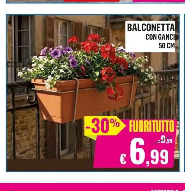 Balconetta con gancio