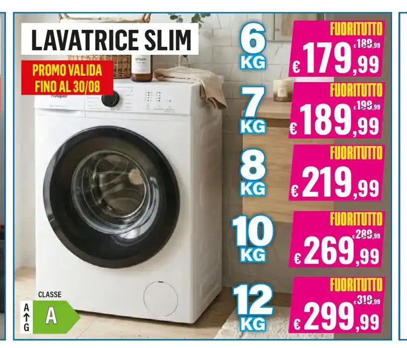 Lavatrice slim