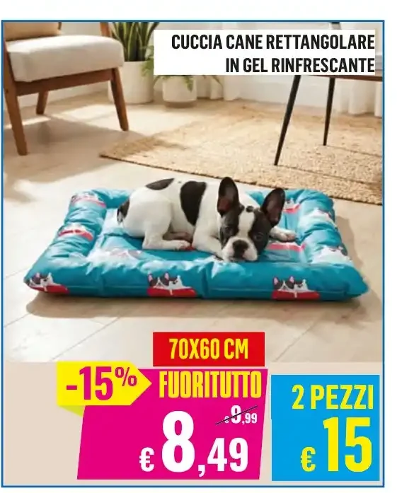Cuccia cane rettangolare