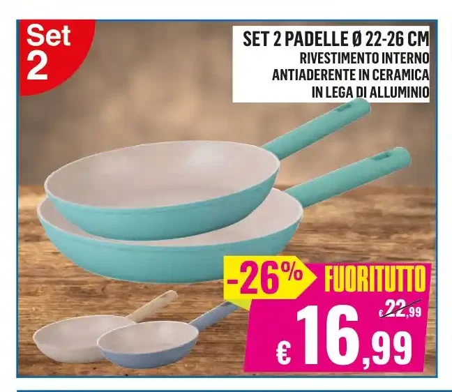 Set padelle