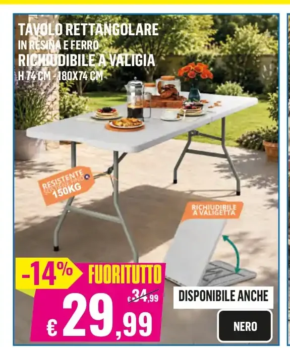 Tavolo rettangolare