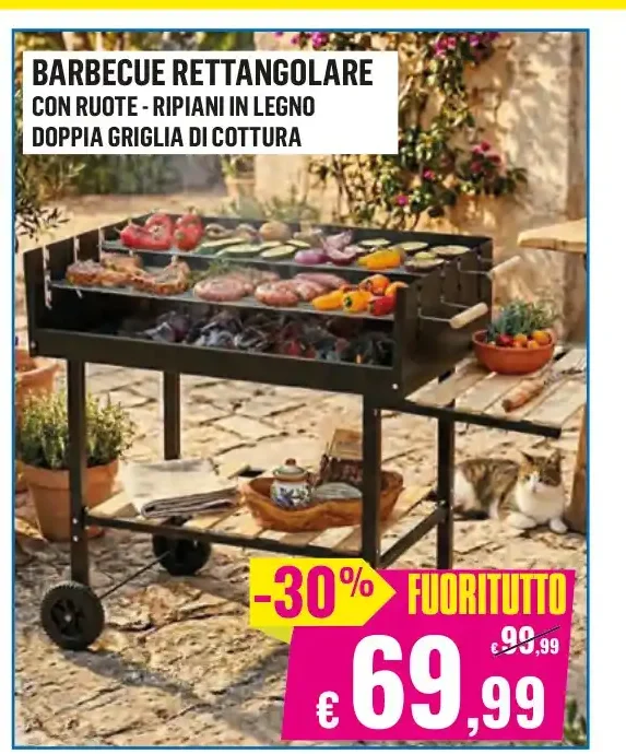 Barbecue rettangolare