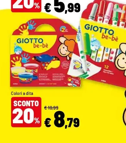 Colori a dita Giotto be-bè