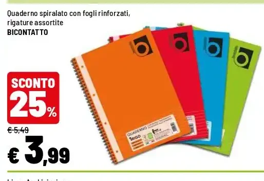Quaderno spiralato