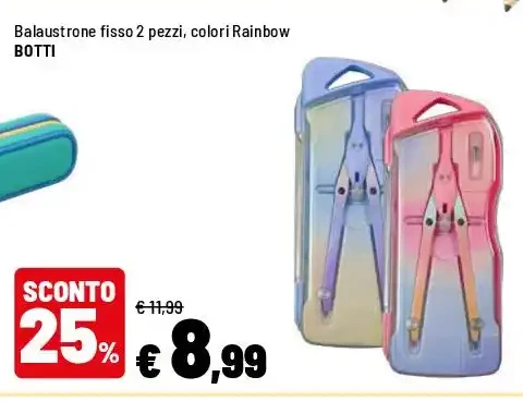 Balaustrone fisso 2 pezzi