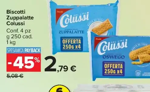 Biscotti Zuppalatte Colussi