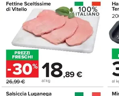 Fettine sceltissime di vitello