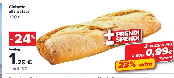Ciabatta alla patata
