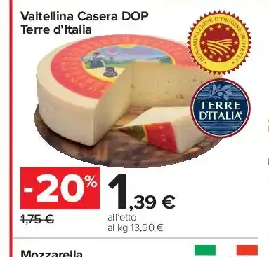 Valtellina Casera DOP Terre d'Italia