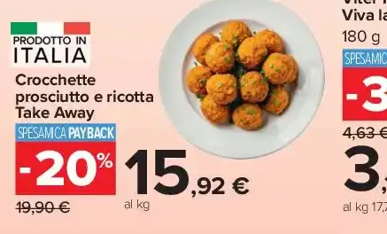 Crocchette prosciutto e ricotta