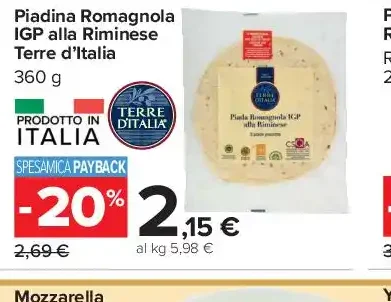 Piadina Romagnola IGP