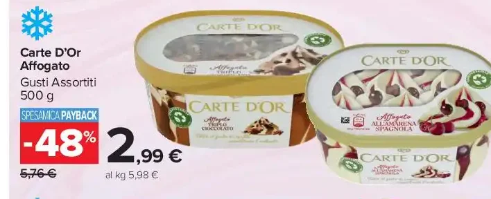 Carte d’Or Affogato