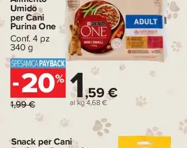 Alimento umido per cani