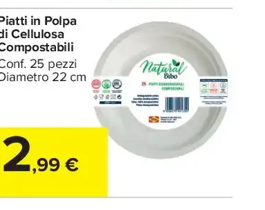 Piatti compostabili