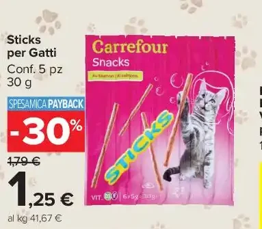Sticks per gatti 30 g