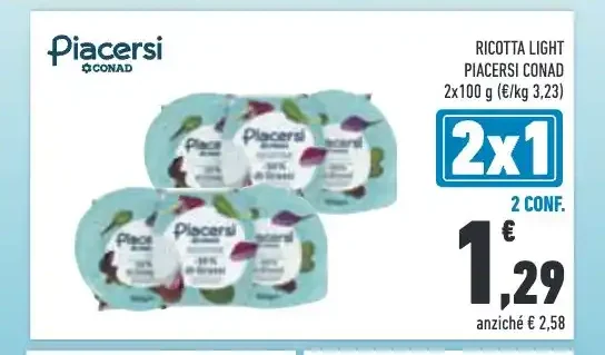 Ricotta light Piacersi