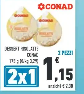 Dessert di soia? Risolatte Conad