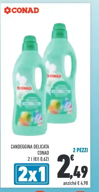 Candeggina delicata Conad 2 l