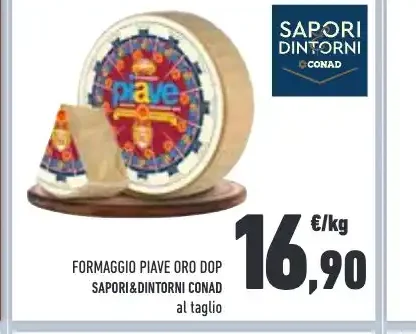 Formaggio Piave DOP Sapori&Dintorni Conad