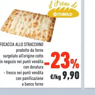 Focaccia allo stracchino
