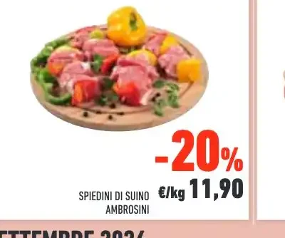 Spiedini di suino ambrosini