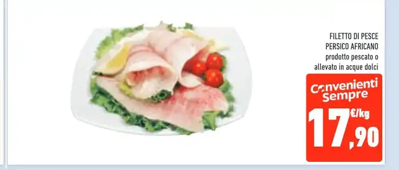 Filetto di pesce persico africano