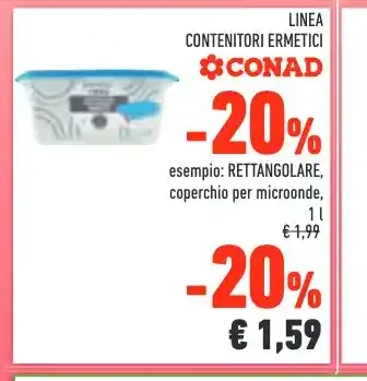 Contenitori ermetici Conad