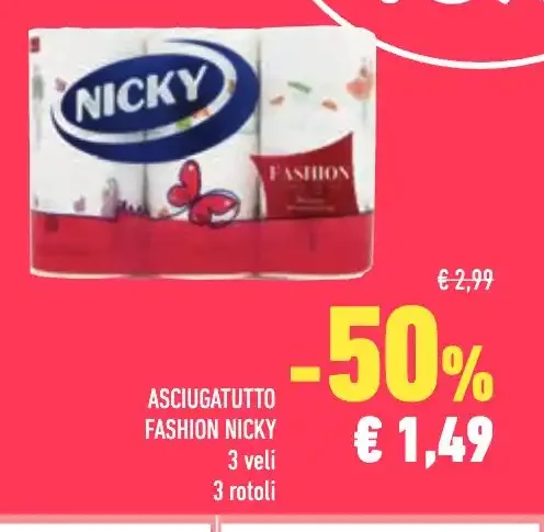 Asciugatutto Fashion Nicky