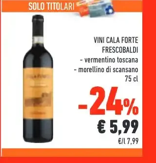 Vino Cala Forte Frescobaldi