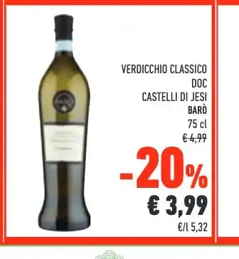 Verdicchio Classico DOC Castelli di Jesi Barò