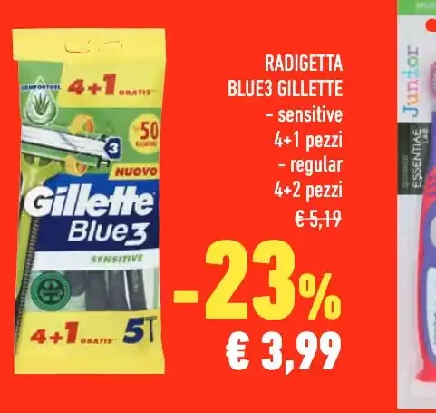 Rasoi usa e getta Gillette Blue3