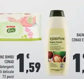 Salviettine bimbo Conad