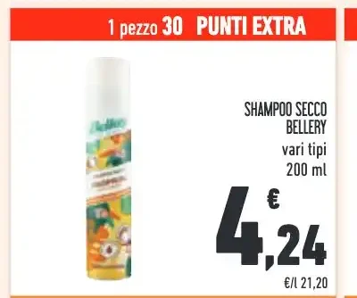 Shampoo secco