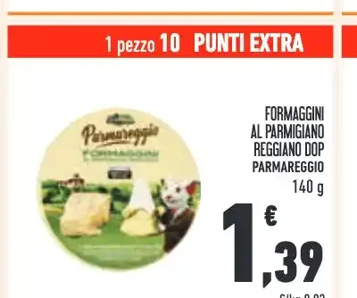 Formaggini al Parmigiano Reggiano