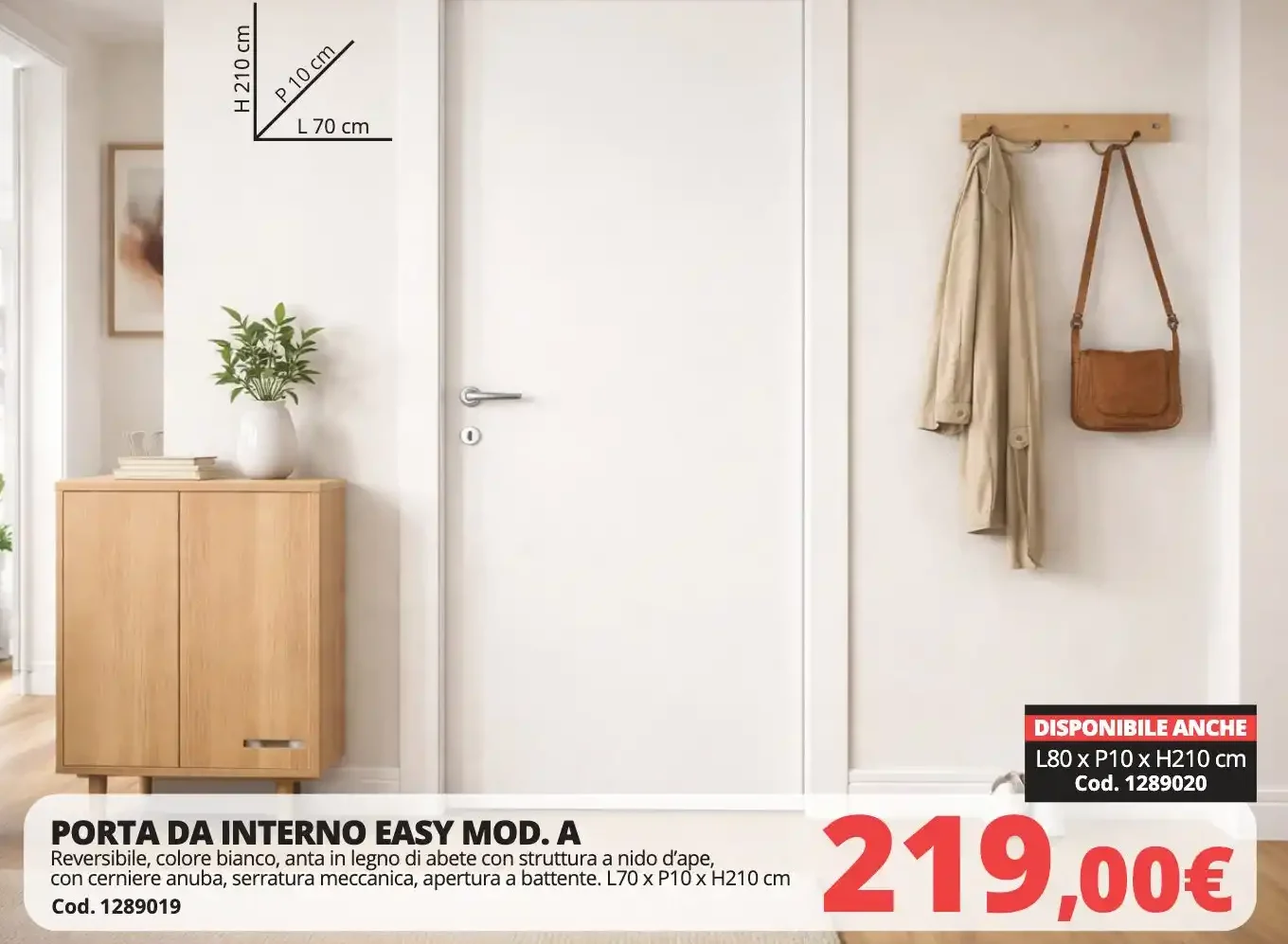 Porta da interno Easy Mod. A