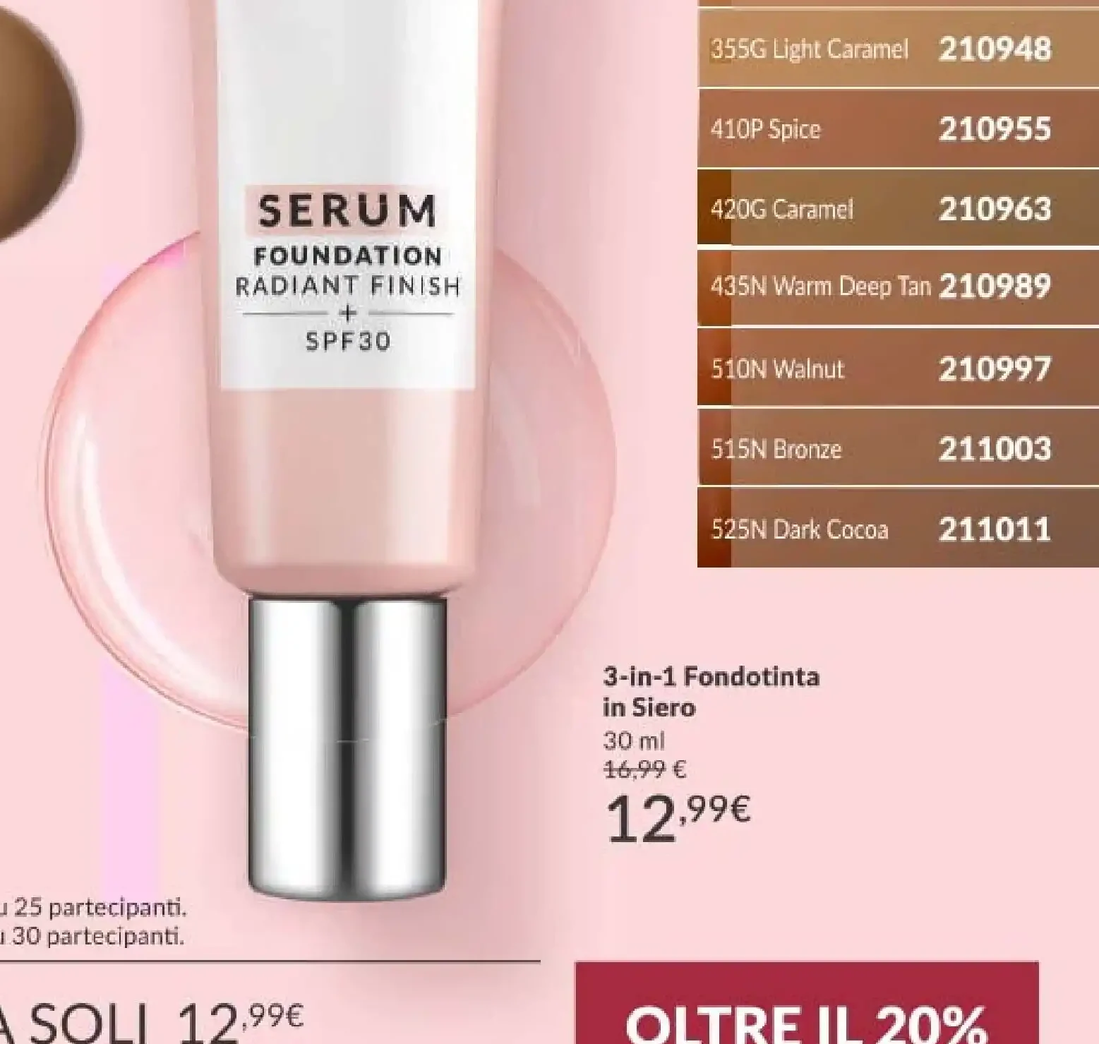 Fondotinta 3-in-1 in Siero