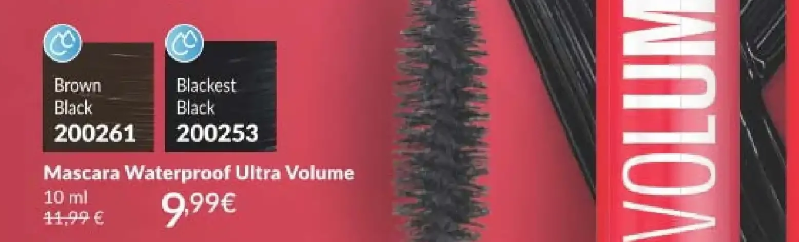 Mascara Waterproof Ultra Volume