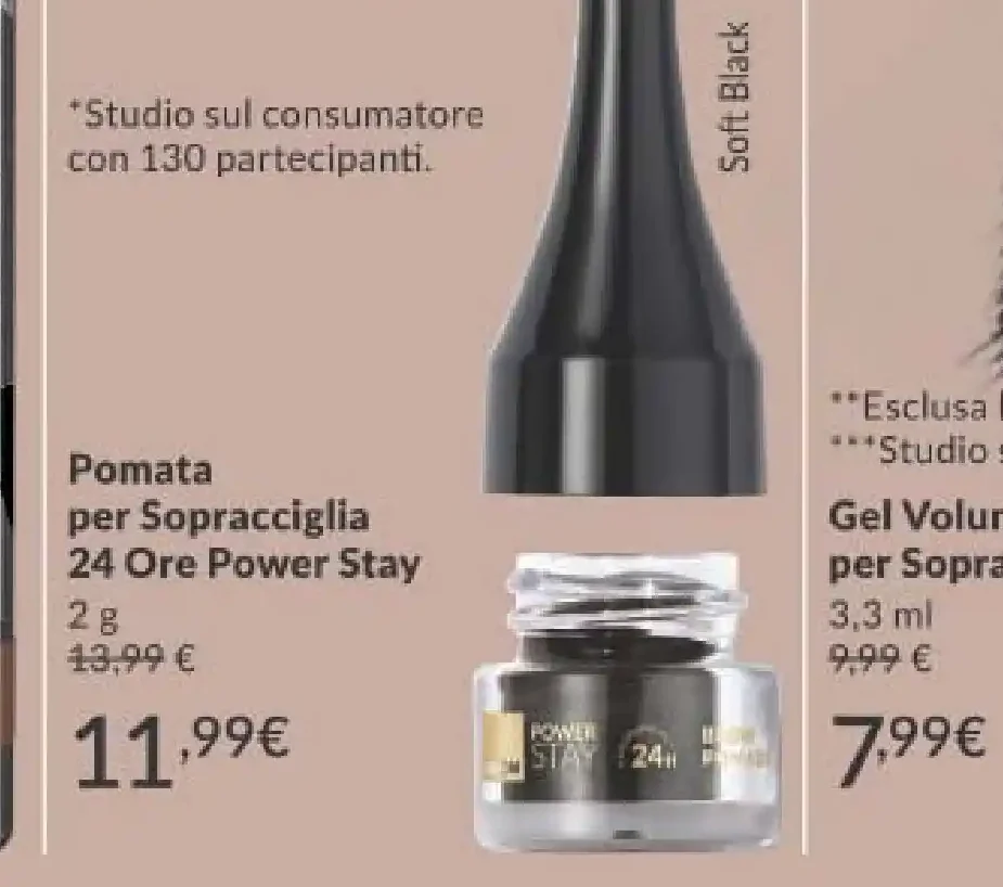 Pomata per Sopracciglia 24 Ore Power Stay